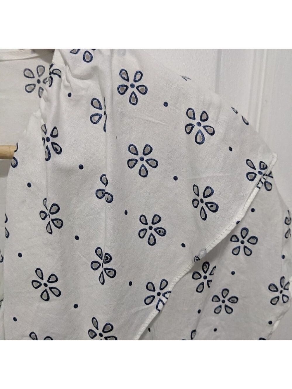Zara | Eyelet Ruffle Wrap Top - Picture 5 of 10